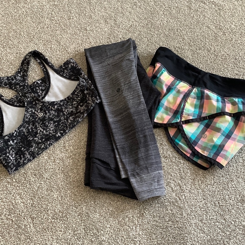 Lululemon all Size 4.  In GREAT condition!
